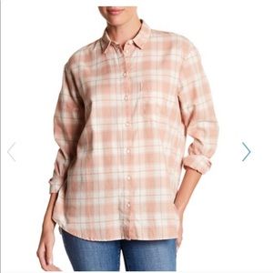 Madewell Ex Boyfriend Flannel Oversized Shirt